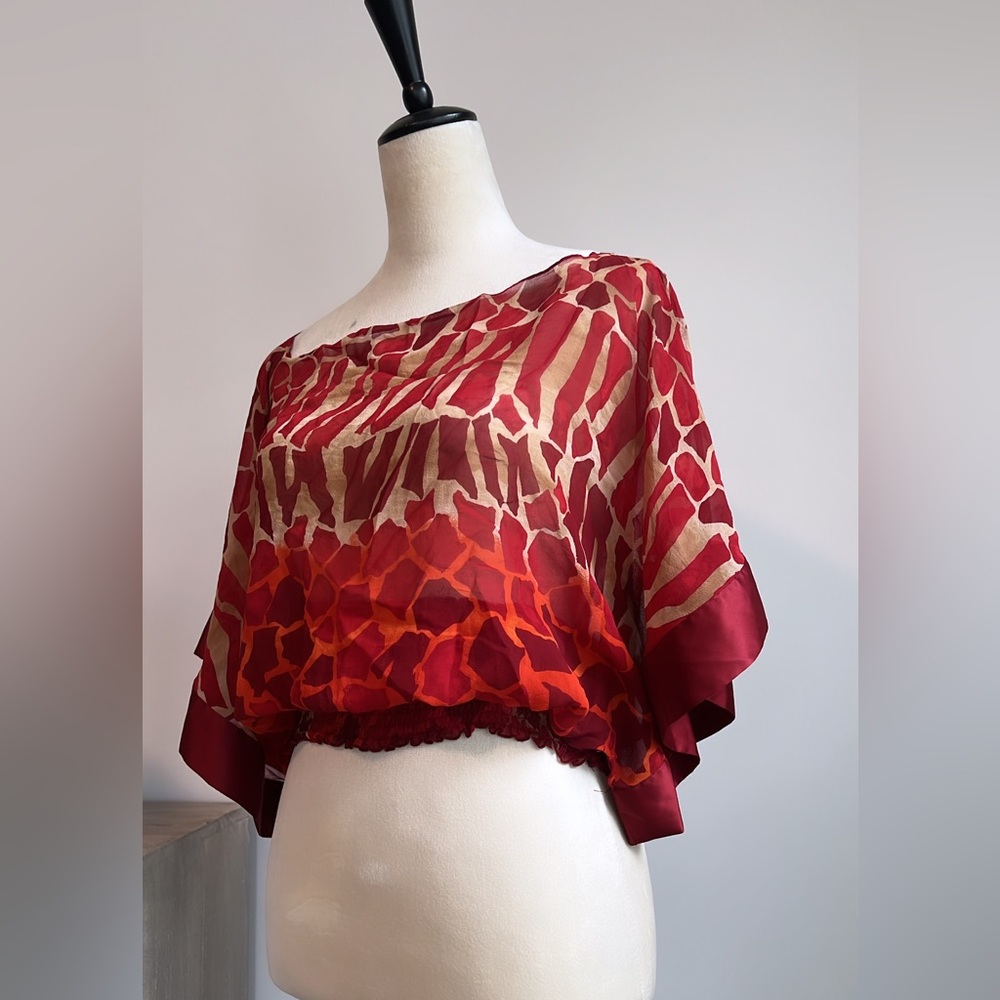 Colorful Express Summer Top Sz Large